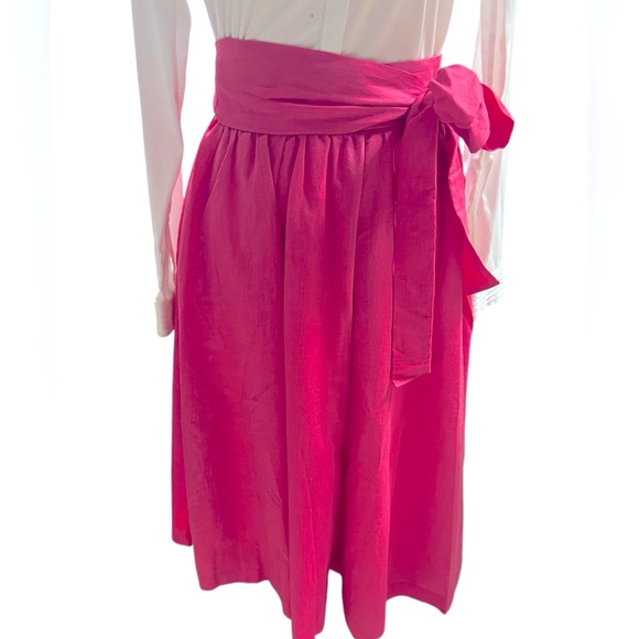 Yves Saint Laurent vintage high waist full midi length skirt lined size medium - Picture 3 of 8